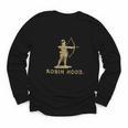 Robin Hood The Archer Book Cover Illustration In Gold Youth Long Sleeve Tee