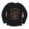 Romantasy Book Club Coffee Sword Roses Youth Long Sleeve Tee Romantasy Book Club Coffee Sword Roses Youth Long Sleeve Tee