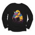 Rubber Duck Rubber Duckie Reading Book Rubber Duckling Youth Long Sleeve Tee Rubber Duck Rubber Duckie Reading Book Rubber Duckling Youth Long Sleeve Tee