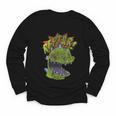 Rugrats Reptar Distressed Comic Book Style Cartoon Youth Long Sleeve Tee