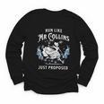 Run Like Mr Collins Just Proposed Books And Running Youth Long Sleeve Tee Run Like Mr Collins Just Proposed Books And Running Youth Long Sleeve Tee
