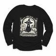 Salem Witch Book Club Vintage Halloween Cat Book Lover Youth Long Sleeve Tee