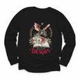 Santa's Favorite Book Dragon Christmas Magic Youth Long Sleeve Tee