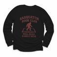 Sasquatch Book Club Bigfoot Reading Cryptid Vintage Youth Long Sleeve Tee Sasquatch Book Club Bigfoot Reading Cryptid Vintage Youth Long Sleeve Tee