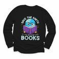 Save Earth It´s Only Planet With Books Reader Earth Day Youth Long Sleeve Tee