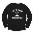 I Like Sci-Fi Books And Maybe 3 People Youth Long Sleeve Tee I Like Sci-Fi Books And Maybe 3 People Youth Long Sleeve Tee