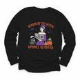 Season Of The Witch Spooky Readers Spell Book Hallowen Youth Long Sleeve Tee