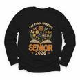 Senior 2026 Final Chapter Retro Book Lover Last First Day Youth Long Sleeve Tee