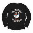 Silly Goose Book Club Reading Lover Youth Long Sleeve Tee