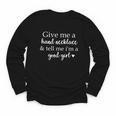 Smutt Book Give Me a Hand Necklace & Tell Me I'm a Good Girl Youth Long Sleeve Tee