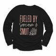 Smutty Book Lover Women Fueled By Sarcasm And Smut Spicy Youth Long Sleeve Tee Smutty Book Lover Women Fueled By Sarcasm And Smut Spicy Youth Long Sleeve Tee