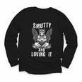 Smutty And Loving It Dark Fantasy Spicy Book Lover Youth Long Sleeve Tee Smutty And Loving It Dark Fantasy Spicy Book Lover Youth Long Sleeve Tee