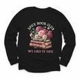 Spicy Book Club Dark Romance Reader Women Bookish Merch Cute Youth Long Sleeve Tee
