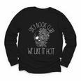 Spicy Book Club Women Dark Romance Lover Bookish Skeleton Youth Long Sleeve Tee