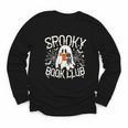 Spooky Book Club Cute Ghost Reading Book Halloween Costume Youth Long Sleeve Tee Spooky Book Club Cute Ghost Reading Book Halloween Costume Youth Long Sleeve Tee
