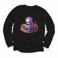 Spooky Grim Reaper Reading A Book Cute Creepy Halloween Youth Long Sleeve Tee Spooky Grim Reaper Reading A Book Cute Creepy Halloween Youth Long Sleeve Tee