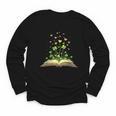 St Patricks Day Book Lover Librarian Core Shamrock Author Youth Long Sleeve Tee