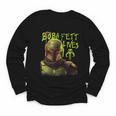 Star Wars The Book Of Boba Fett Neon Boba Fett Lives Poster Youth Long Sleeve Tee