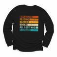 I Survived Reading Banned Books All I Got Was Smarter Youth Long Sleeve Tee