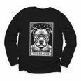Tarot Card Vintage Pit Bull Pittie Dog Book Lover The Reader Youth Long Sleeve Tee Tarot Card Vintage Pit Bull Pittie Dog Book Lover The Reader Youth Long Sleeve Tee