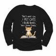 That's What I Do I Pet Cats I Read Books And I Know Things Youth Long Sleeve Tee