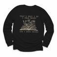That's What I Do I Read Books And Know Things Bookworm Women Youth Long Sleeve Tee