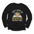 That's What I Do I Read Books And I Know Things Reading Youth Long Sleeve Tee