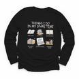 Things I Do In My Spare Time Read Books Buy Books Youth Long Sleeve Tee Things I Do In My Spare Time Read Books Buy Books Youth Long Sleeve Tee