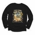 Tired Moms Book Club Cozy Night Coffee Reading Cat Youth Long Sleeve Tee