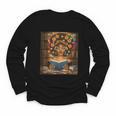 History Month Black Afro Girl Women Book Lovers Flower Youth Long Sleeve Tee