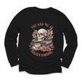 You Had Me At Trigger Warning Dark Romance Smutt Book Reader Youth Long Sleeve Tee You Had Me At Trigger Warning Dark Romance Smutt Book Reader Youth Long Sleeve Tee
