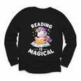Unicorn Teacher Reading Is Magical Book Youth Long Sleeve Tee Unicorn Teacher Reading Is Magical Book Youth Long Sleeve Tee