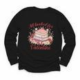 Vintage All Booked For Valentines Book Lovers Teacher Kids Youth Long Sleeve Tee