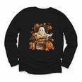 Vintage Ghost Book Reading Pumpkin Gothic Halloween Teachers Youth Long Sleeve Tee Vintage Ghost Book Reading Pumpkin Gothic Halloween Teachers Youth Long Sleeve Tee