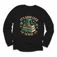 Vintage It's Good Luck To Read St Patrick's Day Book Lucky Youth Long Sleeve Tee Vintage It's Good Luck To Read St Patrick's Day Book Lucky Youth Long Sleeve Tee