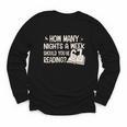 Vintage How Many Nights Reading 67 Meme Book Lover Teacher Youth Long Sleeve Tee Vintage How Many Nights Reading 67 Meme Book Lover Teacher Youth Long Sleeve Tee