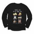 Vintage Retro Things I Do In My Spare Time Books Youth Long Sleeve Tee