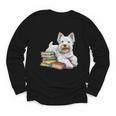 West Highland Terrier Books Dog Breed Westie For Men Women Kids Youth Long Sleeve Tee