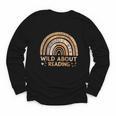 Wild About Reading Books Reader Lover Bookworm Librarian Youth Long Sleeve Tee Wild About Reading Books Reader Lover Bookworm Librarian Youth Long Sleeve Tee