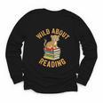 Wild About Reading Cute Leopard Teacher Kids Book Lover Youth Long Sleeve Tee Wild About Reading Cute Leopard Teacher Kids Book Lover Youth Long Sleeve Tee