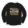 Wild About Reading Kid Love Wild Animal Books Back To School Youth Long Sleeve Tee Wild About Reading Kid Love Wild Animal Books Back To School Youth Long Sleeve Tee