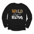 WILD ABOUT READING Reading Books Bookworm Library Day Youth Long Sleeve Tee WILD ABOUT READING Reading Books Bookworm Library Day Youth Long Sleeve Tee