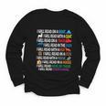 I Will Read Books On A Boat & Everywhere Reading Kids Book Youth Long Sleeve Tee