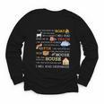 I Will Read Books On a Boat & Everywhere Reading Youth Long Sleeve Tee