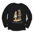 Wizard Of Oz Book Quote Scarecrow Dorothy Retro Drawing Youth Long Sleeve Tee