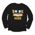 Women's Adorable Book Nerd Typography Minimalist Library Lover Youth Long Sleeve Tee Women's Adorable Book Nerd Typography Minimalist Library Lover Youth Long Sleeve Tee