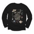 Women's Dramatic Book Lover Quote Youth Long Sleeve Tee Women's Dramatic Book Lover Quote Youth Long Sleeve Tee