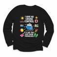Women's I Have No Control On A Cruise They Book Themselves Cruise Youth Long Sleeve Tee