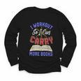 I Workout So I Can Carry More Books Exercise Books Lover Youth Long Sleeve Tee I Workout So I Can Carry More Books Exercise Books Lover Youth Long Sleeve Tee