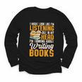 Writer Book Published Author Writers Men Women Youth Long Sleeve Tee